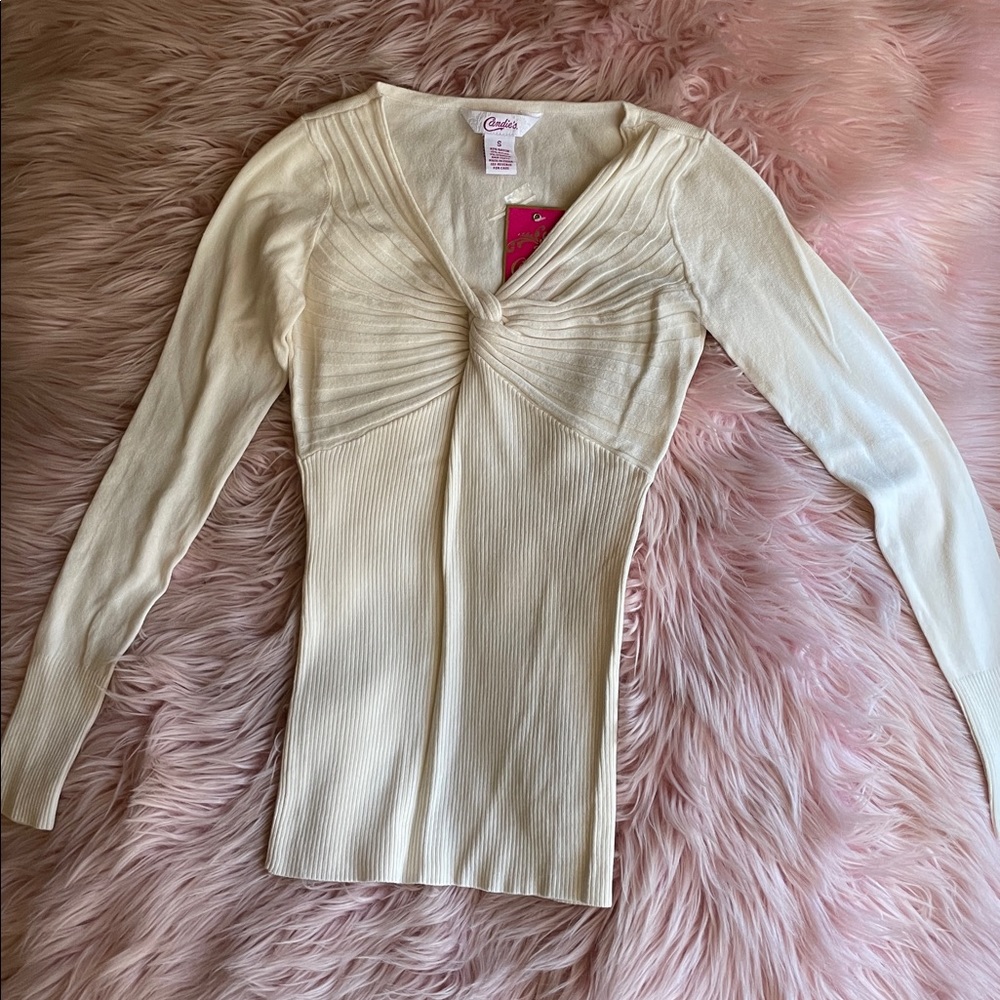 Brand New Candie’s Cream Sweater